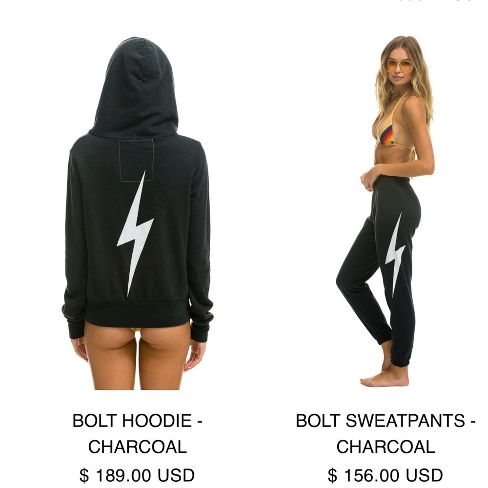 Aviator Nation Charcoal Bolt SET